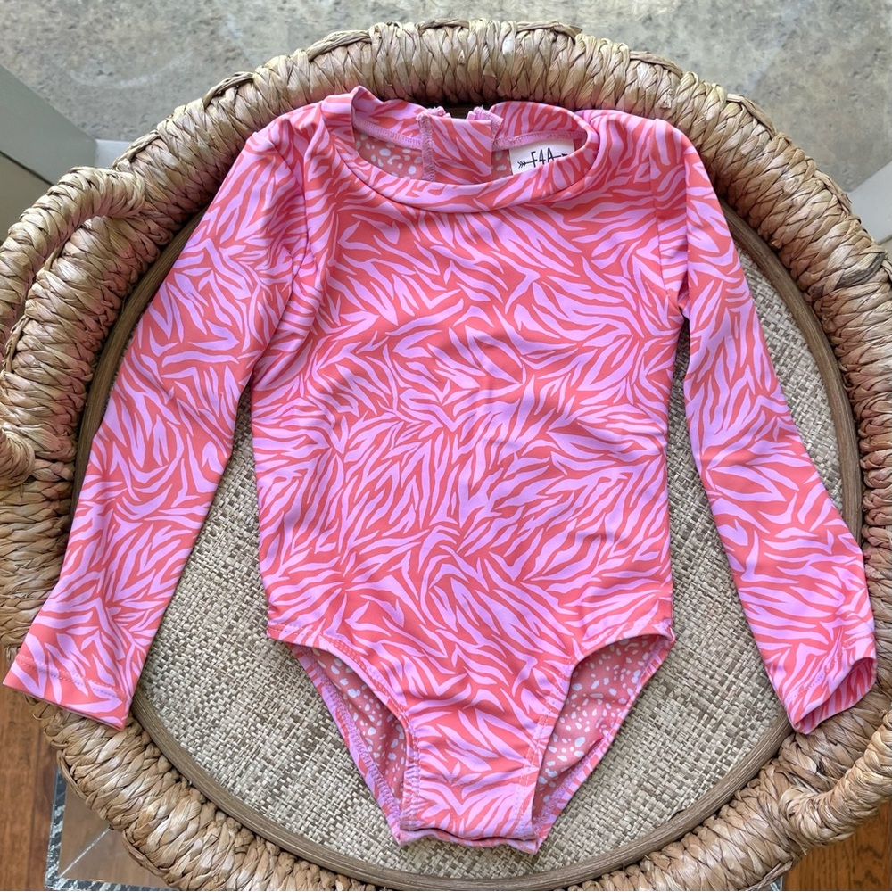 FEATHER 4 ARROW 🏄♀️Baby Wave Chaser One-Piece Rashguard Swimsuit | 18-24M - Picture 5 of 14